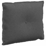 vidaXL Rugkussen Donkergrijs 60 x 50 cm Corduroy stof