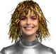 Boland Pruik Metallic or