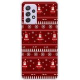 1001 coques Samsung Galaxy A72 5G Bedrukt siliconen hoesje pull de noel santa