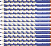 Stabilo EASYcolors - Crayons de couleur - 12 pièces - Bleu outremer - Droitier