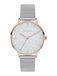 Tamaris Analoog kwartshorloge voor dames, met roestvrijstalen armband TT-0194-MQ, tweekleurig roestvrij staal/roségoud
