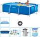 Intex Rechthoekig Frame Zwembad - 260 x 160 x 65 cm - Blauw