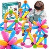 WOOPIE BABY blocs de construction éducatifs magnétiques grands épais 28 pièces.
