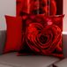 PETTI Artigiani Italiani - Paar kussenslopen 60 x 60 cm van microvezel, decoratief kussen voor slaapkamer, bank, woonkamer, set van 2 kussenslopen, passie, 100% Made in Italy
