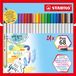 STABILO Pen 68 Brush - Premium Brush Viltstift - Etui 24 Stuks In 19 Verschillende Kleuren