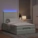 Maison Exclusive - Lit plateforme avec matelas, gris clair, 120x200 cm, velours
