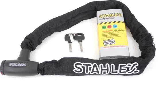 Stahlex Kettingslot - Ø10mm / 90cm - Zwart