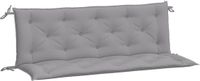 vidaXL Tuinbankkussens 2 st 150x50x7 cm Oxford stof grijs