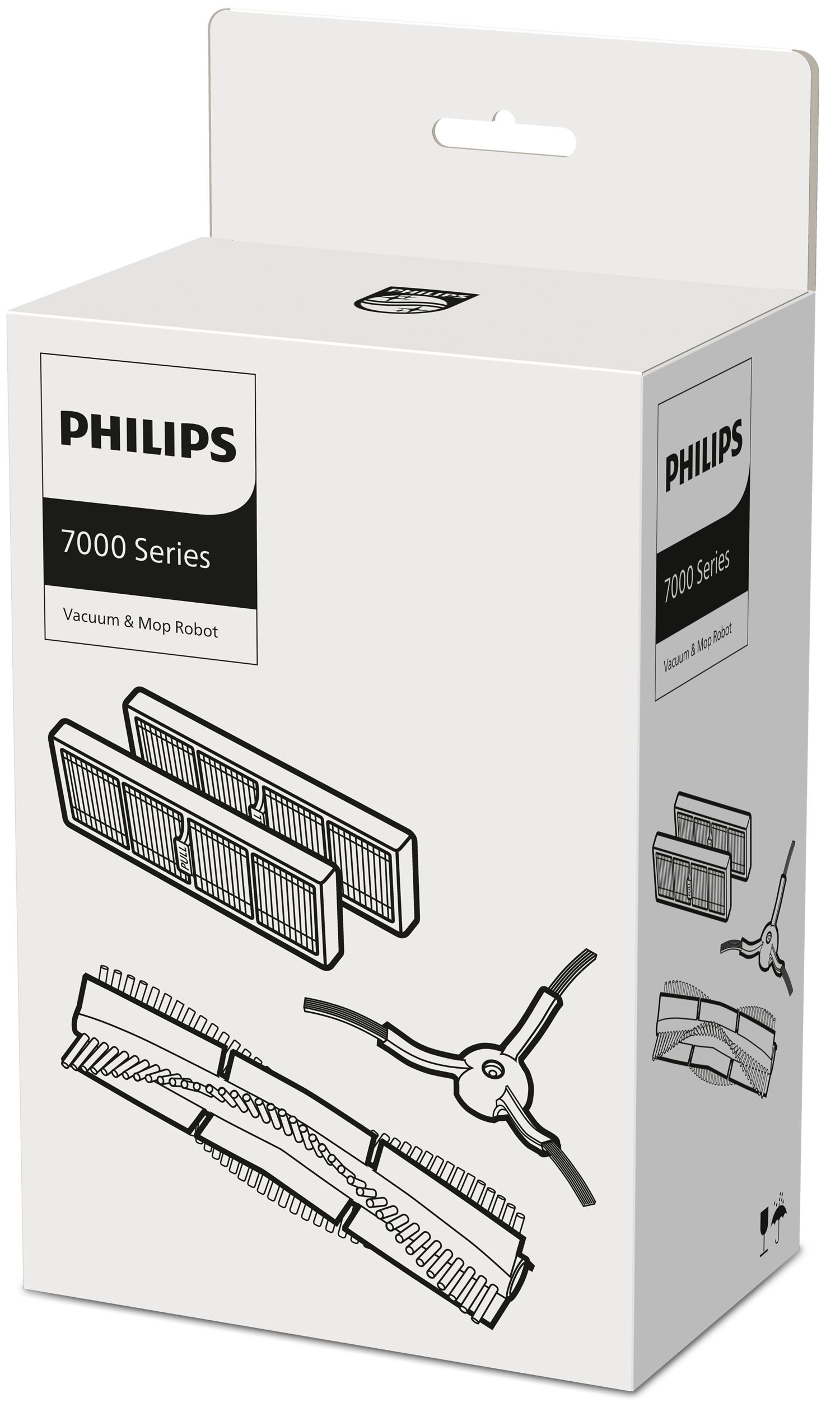 Philips HomeRun XV1473/00 Vervangingsset voor HomeRun 7000-robots - Accessoireset (4 stuks)