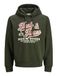 JACK & JONES Jjelogo Sweatshirt Hood 2 Kraag 25/26 Noos Jjelogo Noos 2 Kragen Hoodie 25/26 Heren (Set van 1), Draagtas, XL