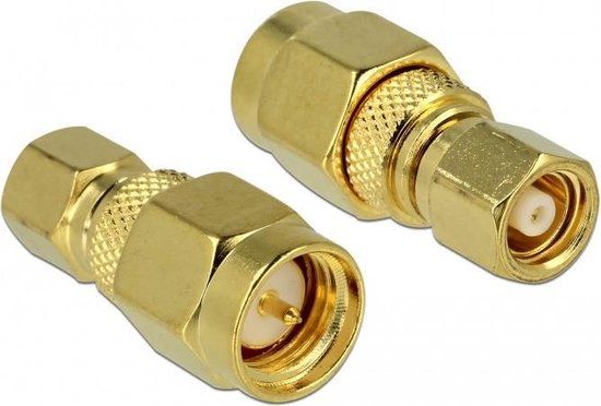Delock 65856 SMA (m) - SMC (m) Adapter - 50 Ohm - Gold