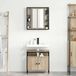 Maison Exclusive - Armoire de salle de bain avec étagères, 2 pièces, marron, bois composite