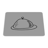 Bonamaison, Rechthoek Pop Art Digital bedrukte muismat, antislip onderkant, voor kantoor en thuis, grootte: 22x18 cm