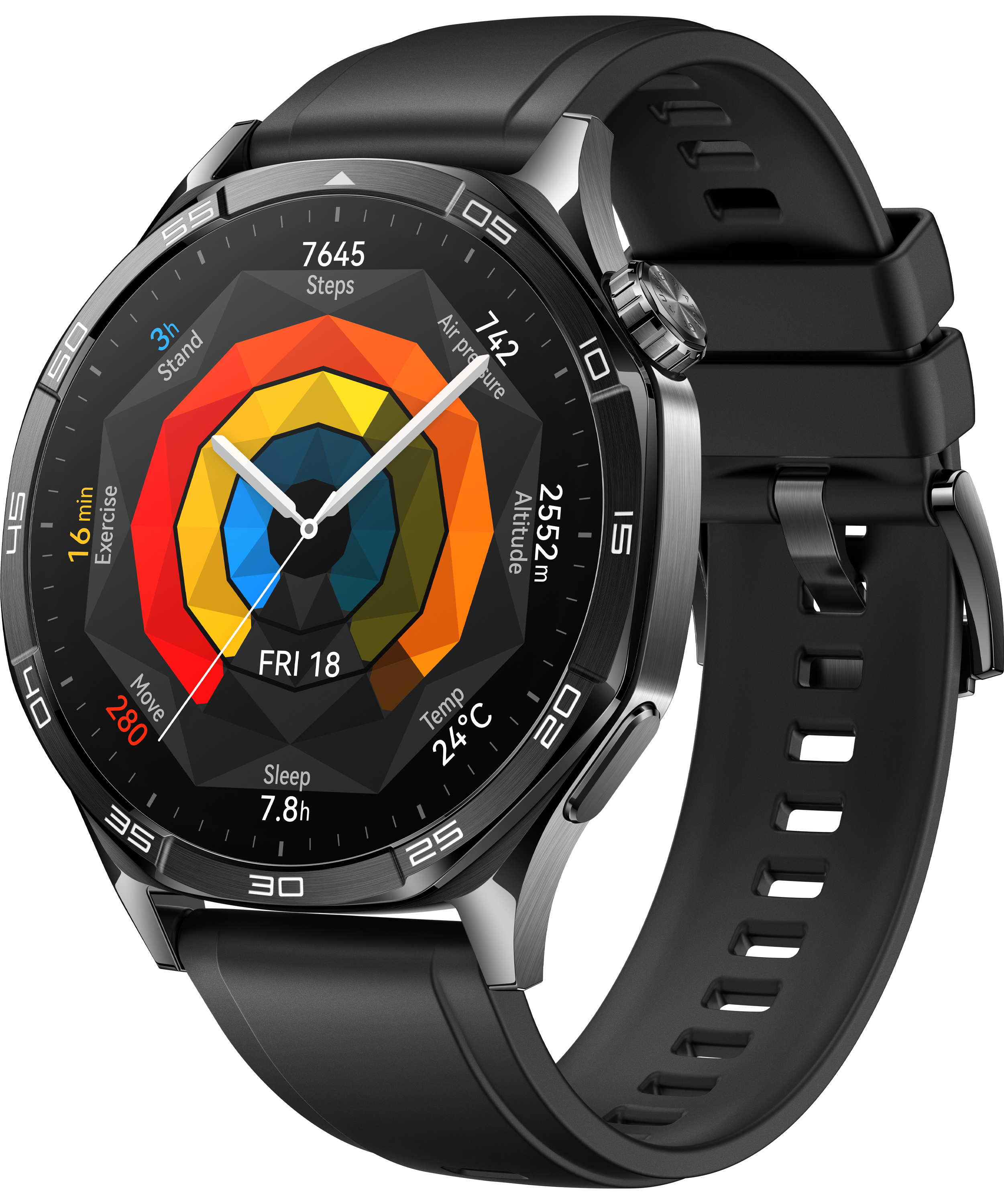 Huawei WATCH GT5 46mm Smartwatch - AMOLED, GPS, 1.43" Display - Black