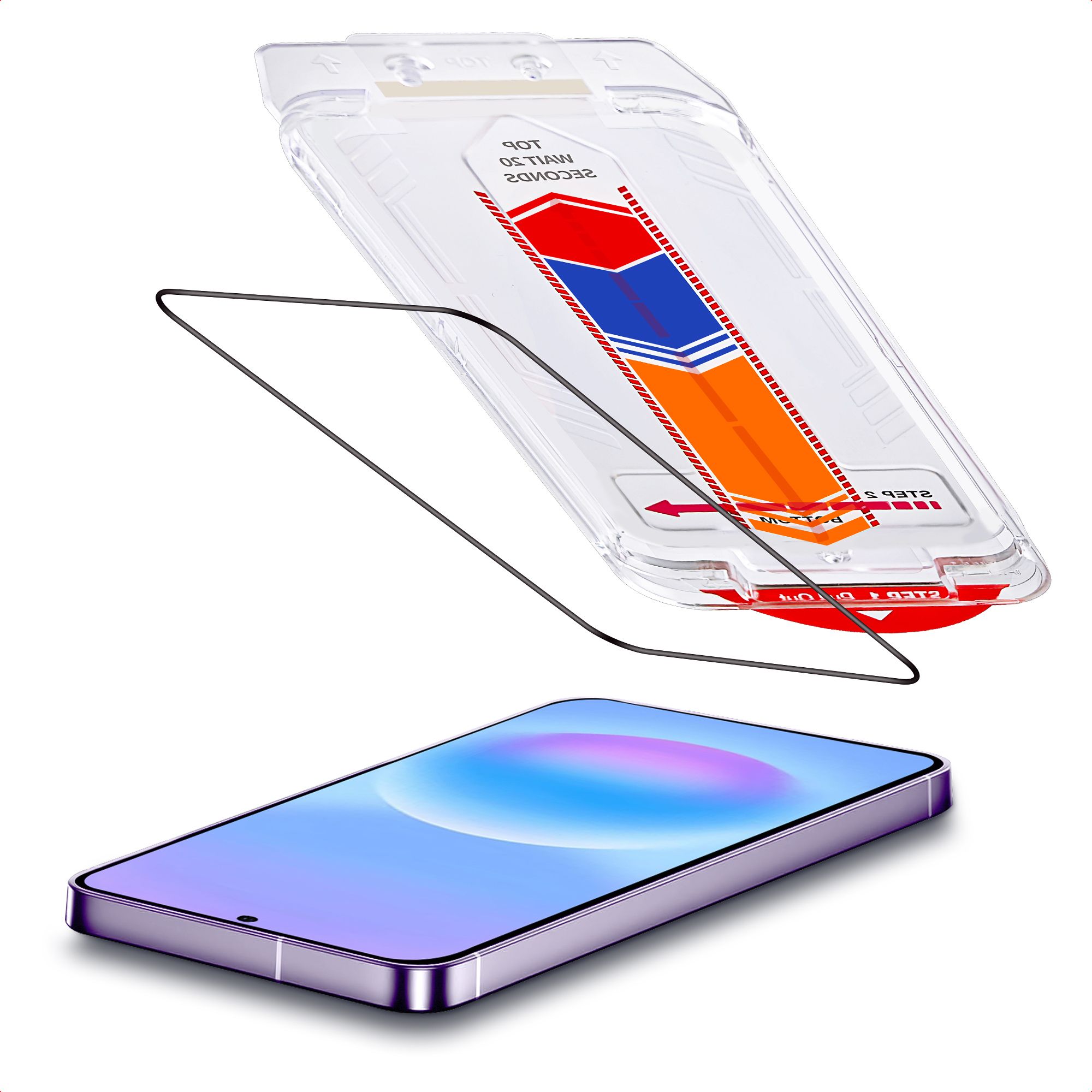 Accezz Gehard Glas Screenprotector met Applicator - 2-pack Samsung Galaxy A57 (5G)