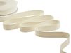 Furlanis - Dubbel satijn, lint voor decoraties, cadeaupakketten, gastgeschenken - ivoor, 15 mm x 20 m