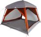 vidaXL Tente familiale 6 personnes imperméable gris et orange