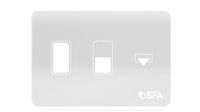 SFA - Elektronisch luxe toetsenbord, witte glazen voorkant SN-SWITCH3