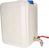 KOTARBAU® Watercontainer met Kraan, Kunststof, 20 L, Wit