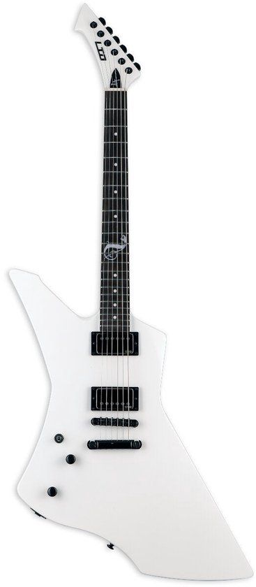 ESP Guitars ESP LTD Snakebyte LH Snow White James Hetfield Signature Left-Handed Electric Guitar with Case