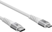 Goobay USB-C naar Lightning Kabel - 60W PD - Soft Nylon Sleeve - 0,5 meter - Wit