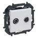 LEGRAND TV-R/SAT-stopcontact voor inbouwinstallatie, serie Niloé Step, wit, 398318B