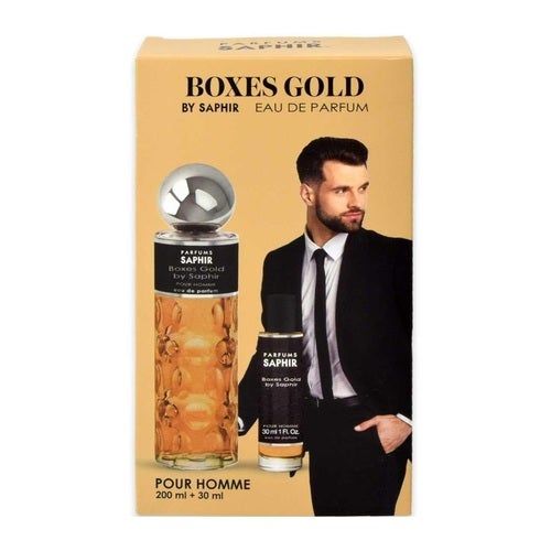 Saphir Boxes Gold Edp Spray 200ml 30ml Sets