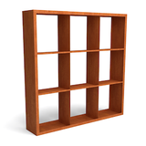 Merkloos Egura cortenstaal houtopslag onderverdeling 9 vakken 2000x385x2000 mm