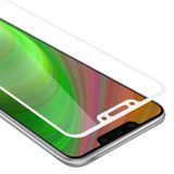 Cadorabo Screenprotector voor Huawei Mate 20 Lite - Gehard Glas - Wit