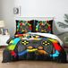 TRANKIELO® Gamer beddengoedset 140 x 200 cm