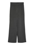 Vero Moda VMPARIS High Waist Wide Leg Pants Dark Grey Melange