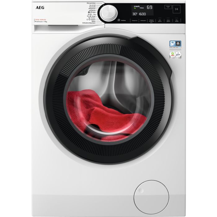 AEG LR7A70690 - 9kg 1600RPM Front Load Washing Machine - White