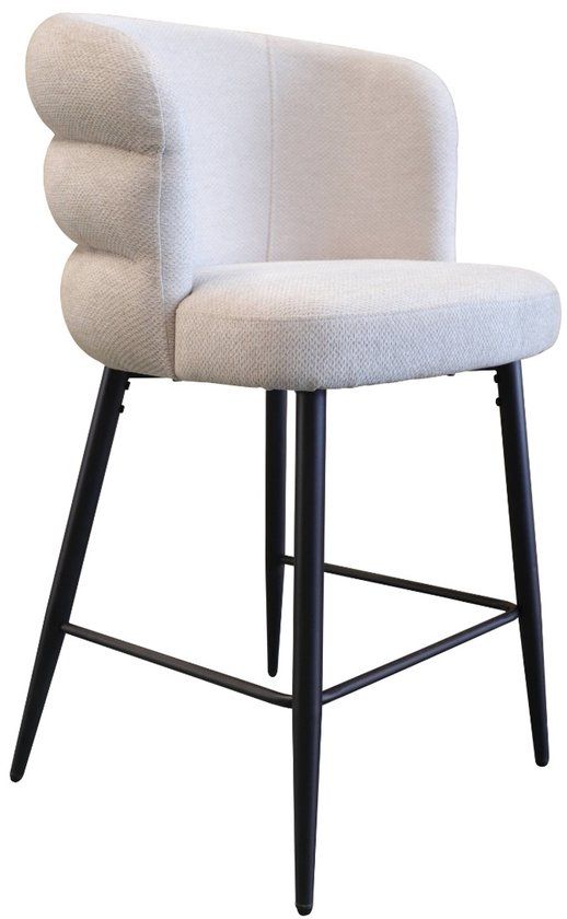Giga Meubel DÉJA Living Barkruk Félix - Taupe - Set van 2