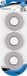 DID Shoppartners Bv Dubbelzijdig foam tape - Pakket van 3x rollen - 18 mm
