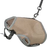 Trixie softtuig voor kat met riem taupe 24-42x120 cm