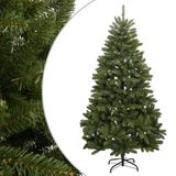 vidaXL Kunstkerstboom met scharnieren en standaard 270 cm groen