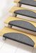 andiamo Trapmat Bob, melange-effect, getuft (15 stuks), antraciet, zeer duurzaam, kunststof, set matten