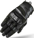 SHIMA X-BREEZE 2 BLACK, zomer heren mesh korte motorhandschoenen (zwart, S)