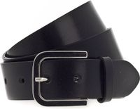 Vanzetti Leren Riem 35mm Leather Belt W75 Black Zwart