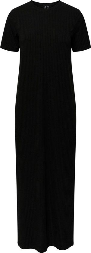 PIECES PCKYLIE SS O-NECK ANKLE DRESS NOOS Women's Dress - Size XS - Black