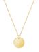 good.designs Halsketting 18 K verguld met lettermunt F
