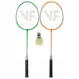 Merkloos / Sans marque VICTOR Badmintonset - 2 Rackets & 2 Shuttles - Hobby Staal