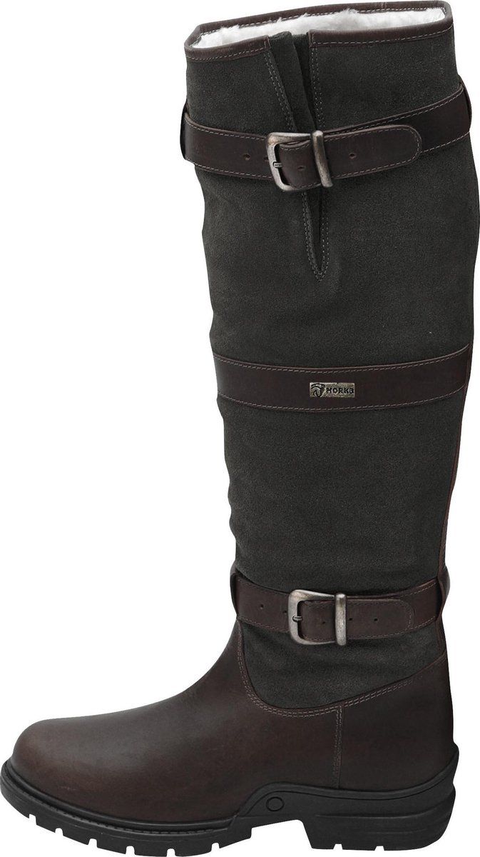 Horka Highlander Outdoorlaarzen Leer/Suède Bruin - Maat: 8718675499914