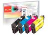 Peach 319832 cartouche de toner 4 pièce(s) Compatible Noir, Cyan, Magenta, Jaune