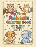 My First Animals Coloring Book for Toddlers