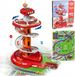 WOOPIE Garage spirale ronde pour jouets incluant 3 voitures jouets