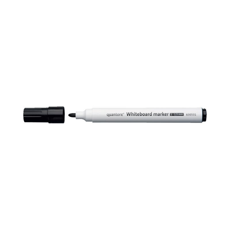 Quantore Whiteboard Marker (zwart) 1.5mm