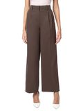 VERO MODA VMNILA MW WIDE DAD PANT NOOS - Dames - Leggings - Chocolate Brown