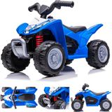 Sun Baby Voiture électrique pour enfants quad, 3km/h, quad pour enfants, voiture pour enfants à partir de 18 mois, lampe LED, jouet (Bleu)