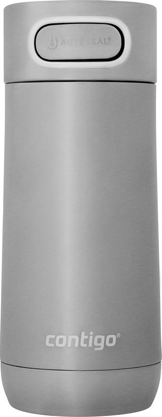 Contigo Luxe Autoseal thermosbeker, roestvrijstalen beker-to-go, isoleerfles, lekvrij, koffiebeker-to-go, vaatwasserbestendig, isoleerbeker met Easy-Clean-deksel, BPA-vrij, 360 ml